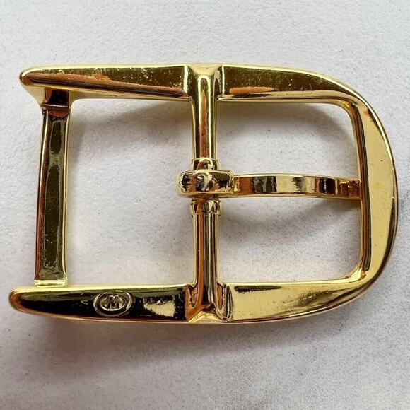 Vintage Gold Tone Simple Basic Belt Buckle for up to 1 Inch Belt - Picture 2 of 8